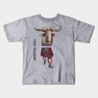 SKIRTED GNU by FrankenDuo Kids T-Shirt